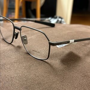 Moncler Black Metal Frame Glasses
